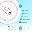 Alarma con sirena y control de temperatura y humedad vía wifi