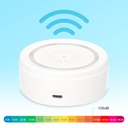 Alarma con sirena y control de temperatura y humedad vía wifi