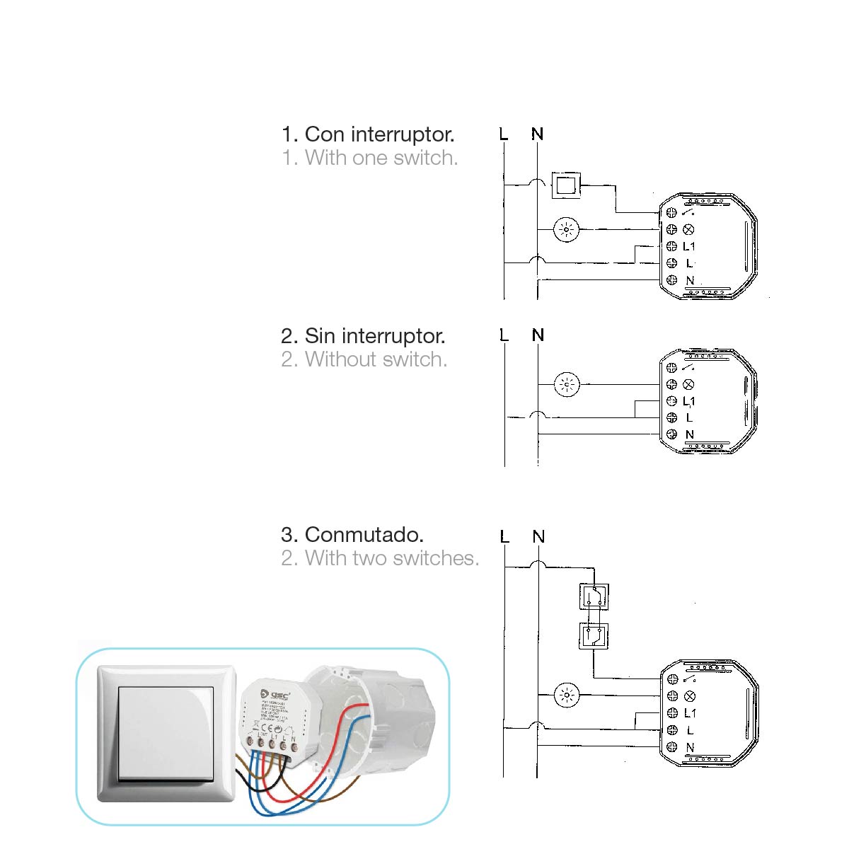 Interruptor inteligente vía wifi Boost