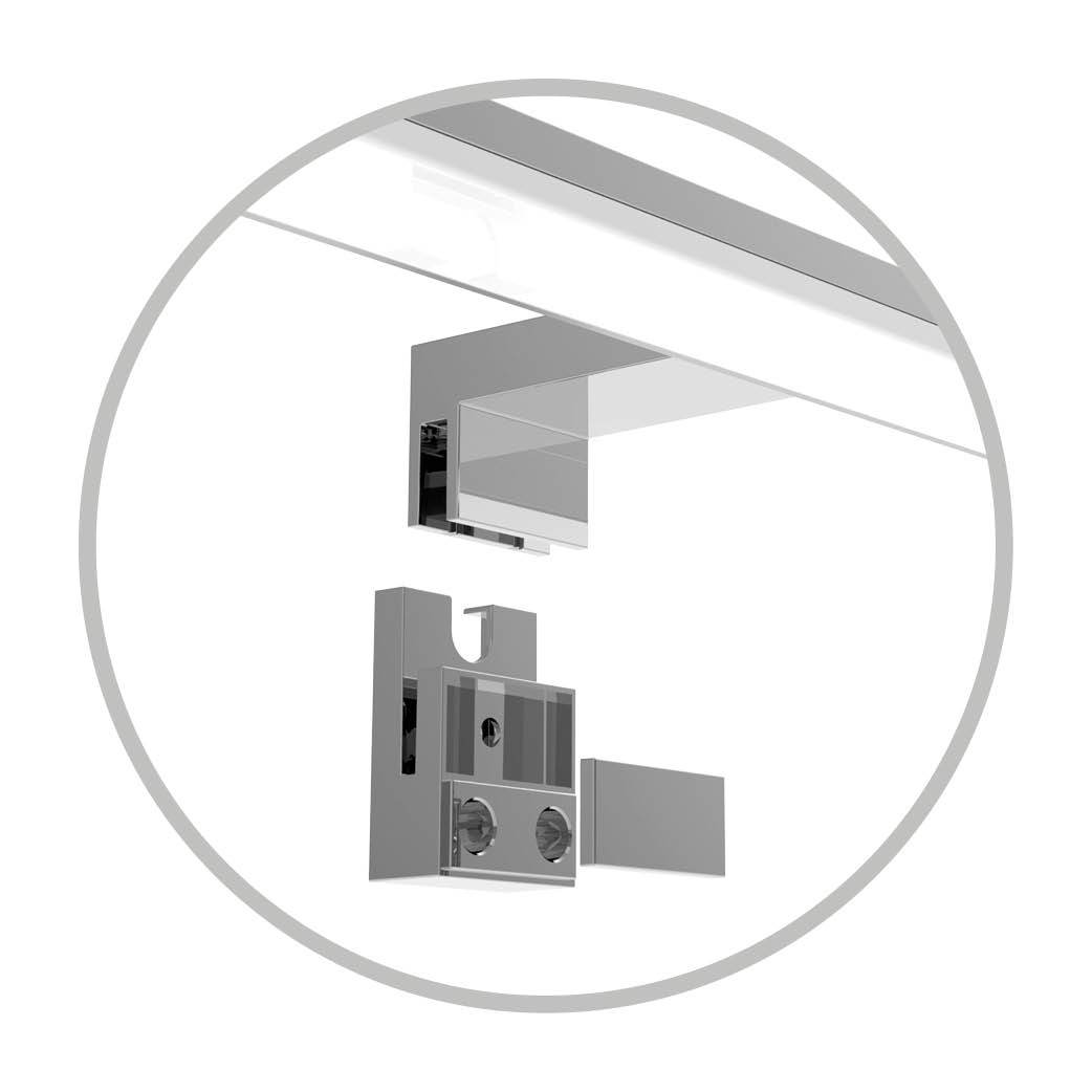 Aplique baño LED Laksa 12W 4000K IP44