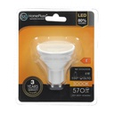 Lámpara LED dicroica 6W GU10 3000K - 12u caja exp