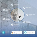 Cámara exterior inteligente visión nocturna a color 1080p - 2MP