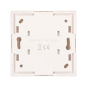 Base superficie sin pozo Blanco 80x80mm 16A 250V