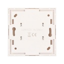 Base superficie sin pozo Blanco 80x80mm 16A 250V