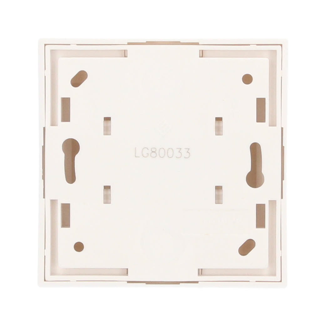 Base superficie Teléfono 6p4c Blanco 80x80mm
