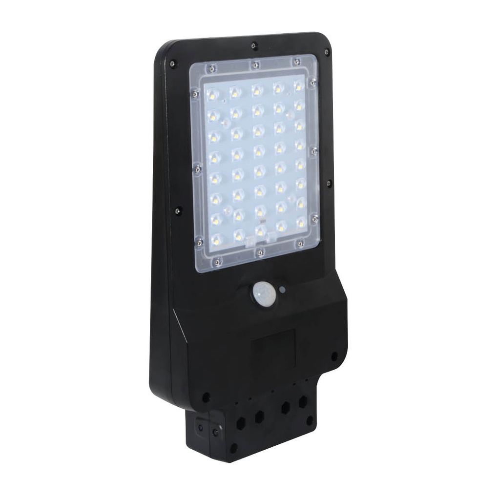 Farola solar LED Ornes con sensor crepuscular y movimiento 8W 6500K IP65