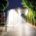 Farola solar LED Ornes con sensor crepuscular y movimiento 8W 6500K IP65