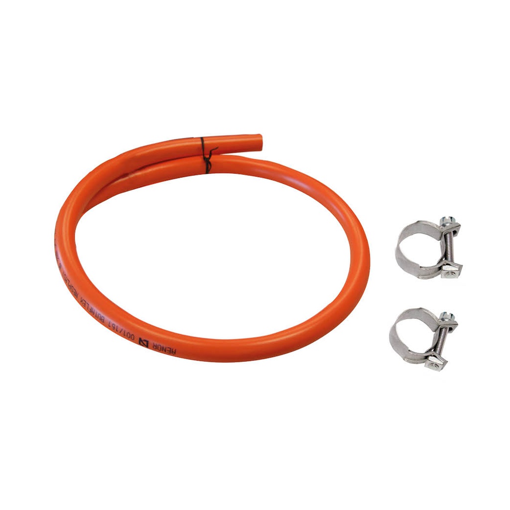 Kit estufa de gas plegable con regulador y goma de butano