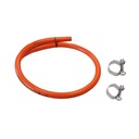 Kit estufa de gas plegable con regulador y goma de butano