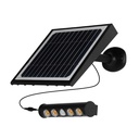 Aplique solar LED Tombua con sensor movimiento y crepuscular 8W 4000K Negro
