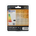 Lampara esferica 4W E14 3000K - 12u caja exp