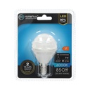 Lámpara LED esférica 9W E14 6000K - 12u caja exp