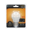 Lámpara LED esférica 9W E27 3000K - 12u caja exp