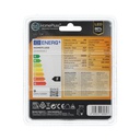 Lámpara LED esférica 9W E27 3000K - 12u caja exp