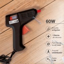 Pistola de silicona en barra 60W - Blister