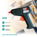 Pistola de silicona en barra 60W - Blister