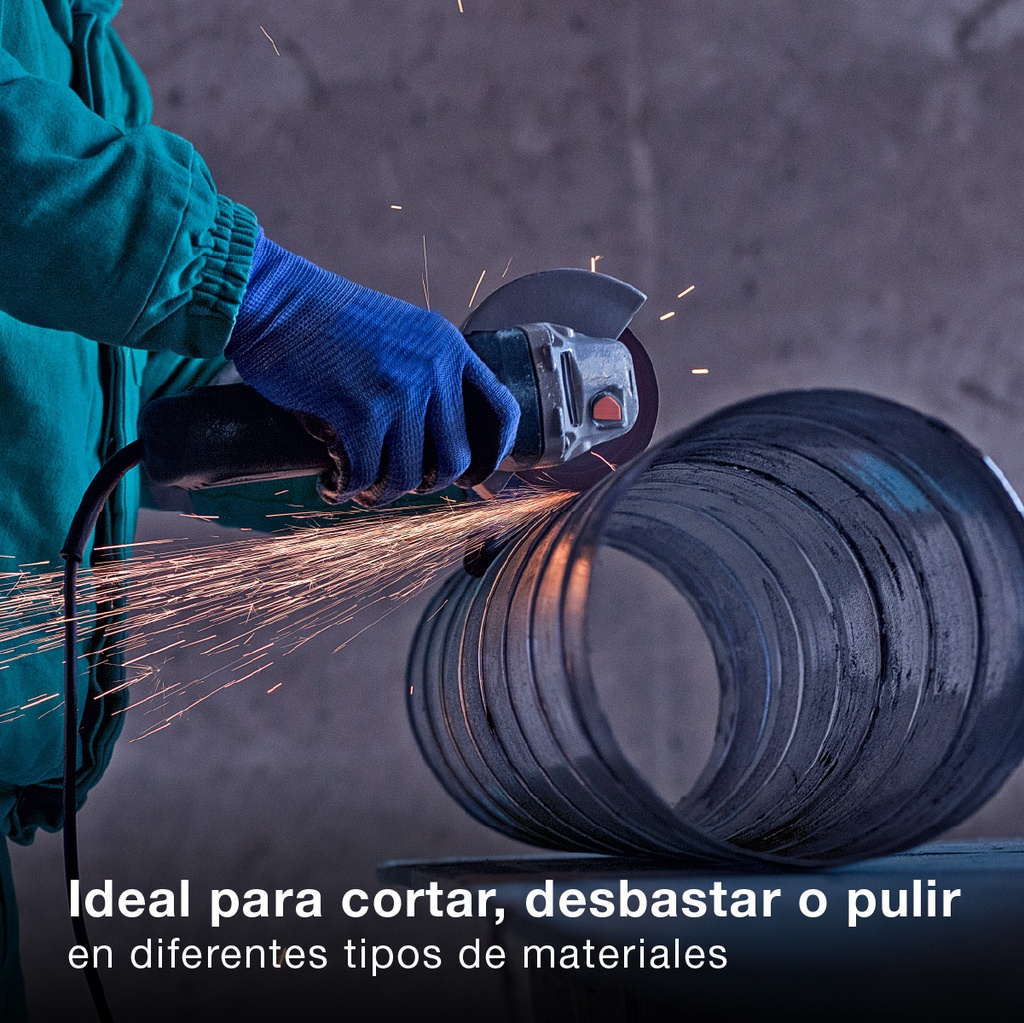 Amoladora angular eléctrica 11000 rpm 710W