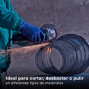 Amoladora angular eléctrica 11000 rpm 710W
