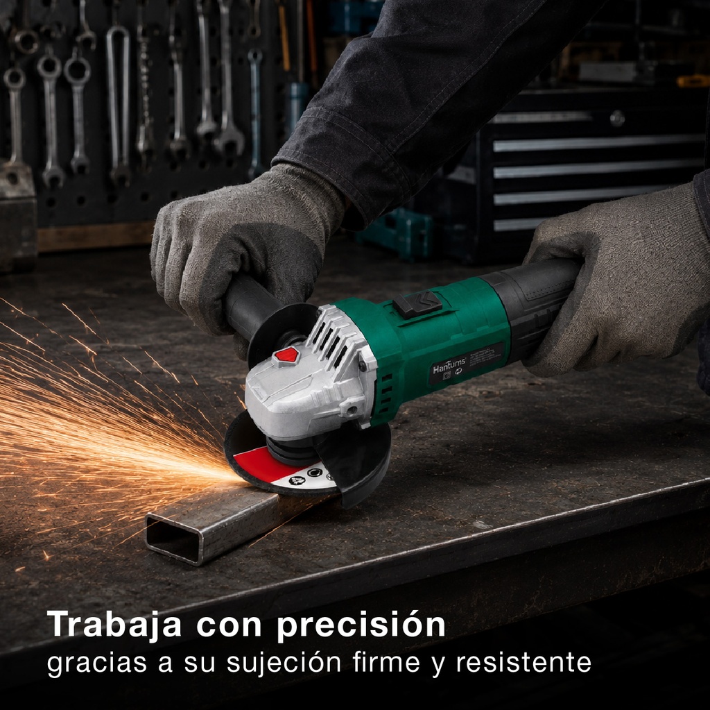 Amoladora angular eléctrica 11000 rpm 710W