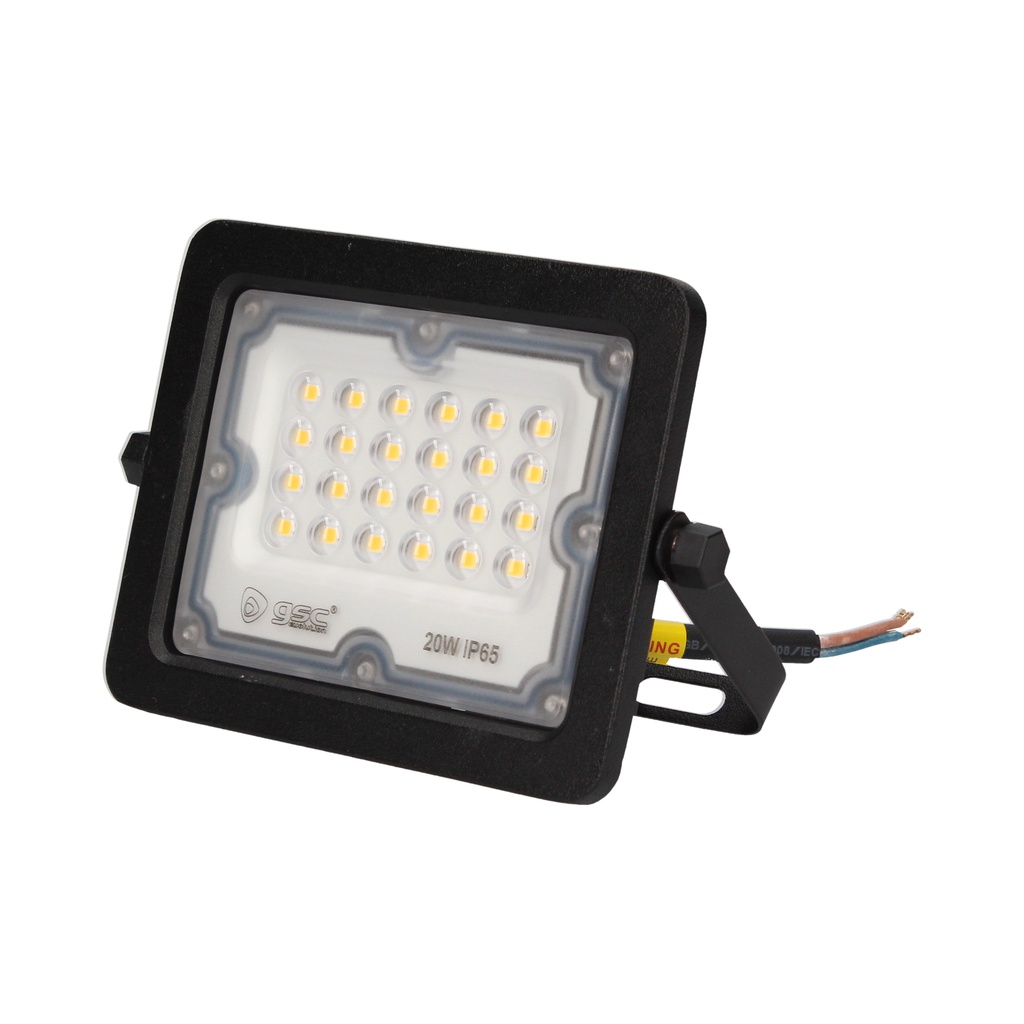Proyector aluminio LED 20W 4000K IP65 Negro