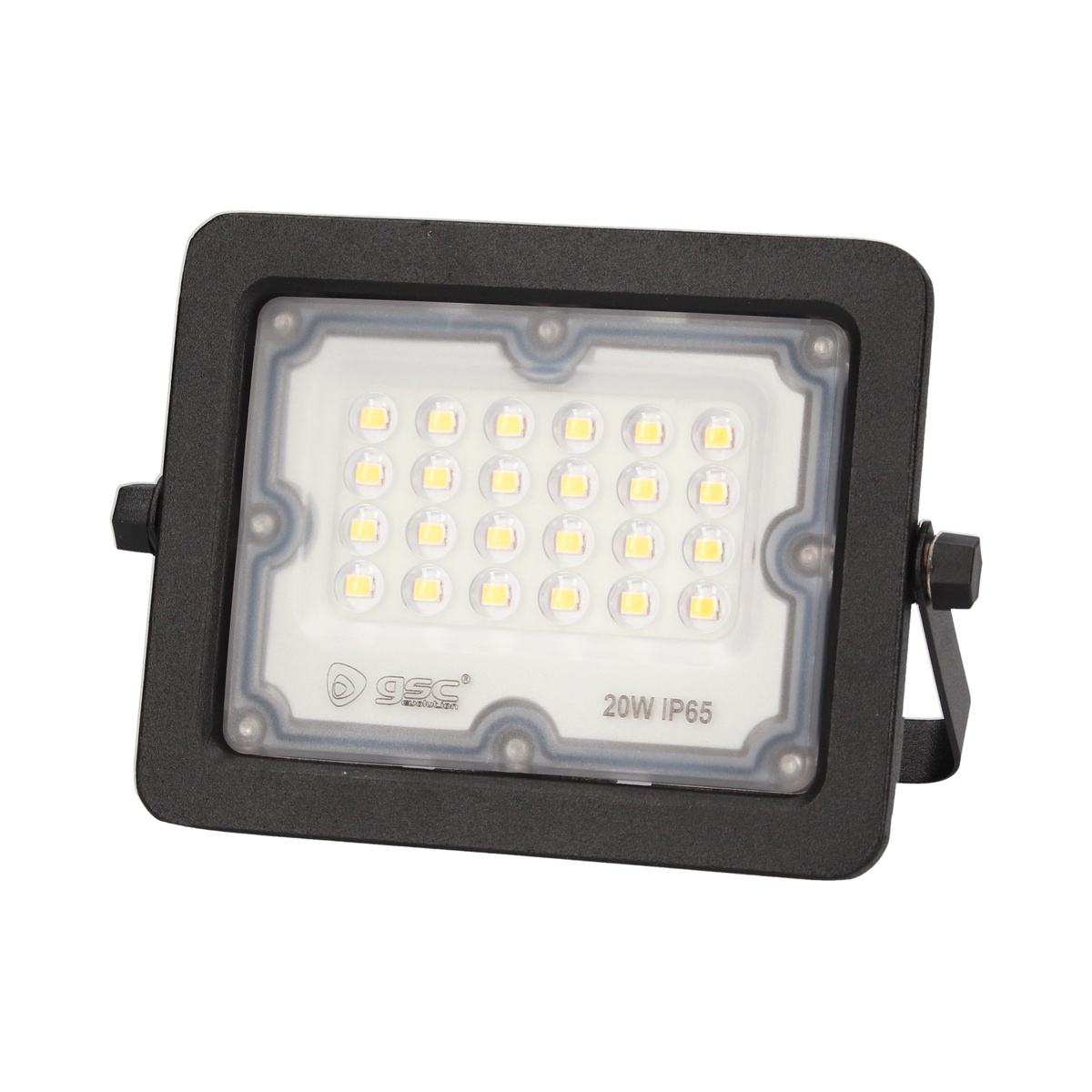 Proyector aluminio LED 20W 6500K IP65 Negro