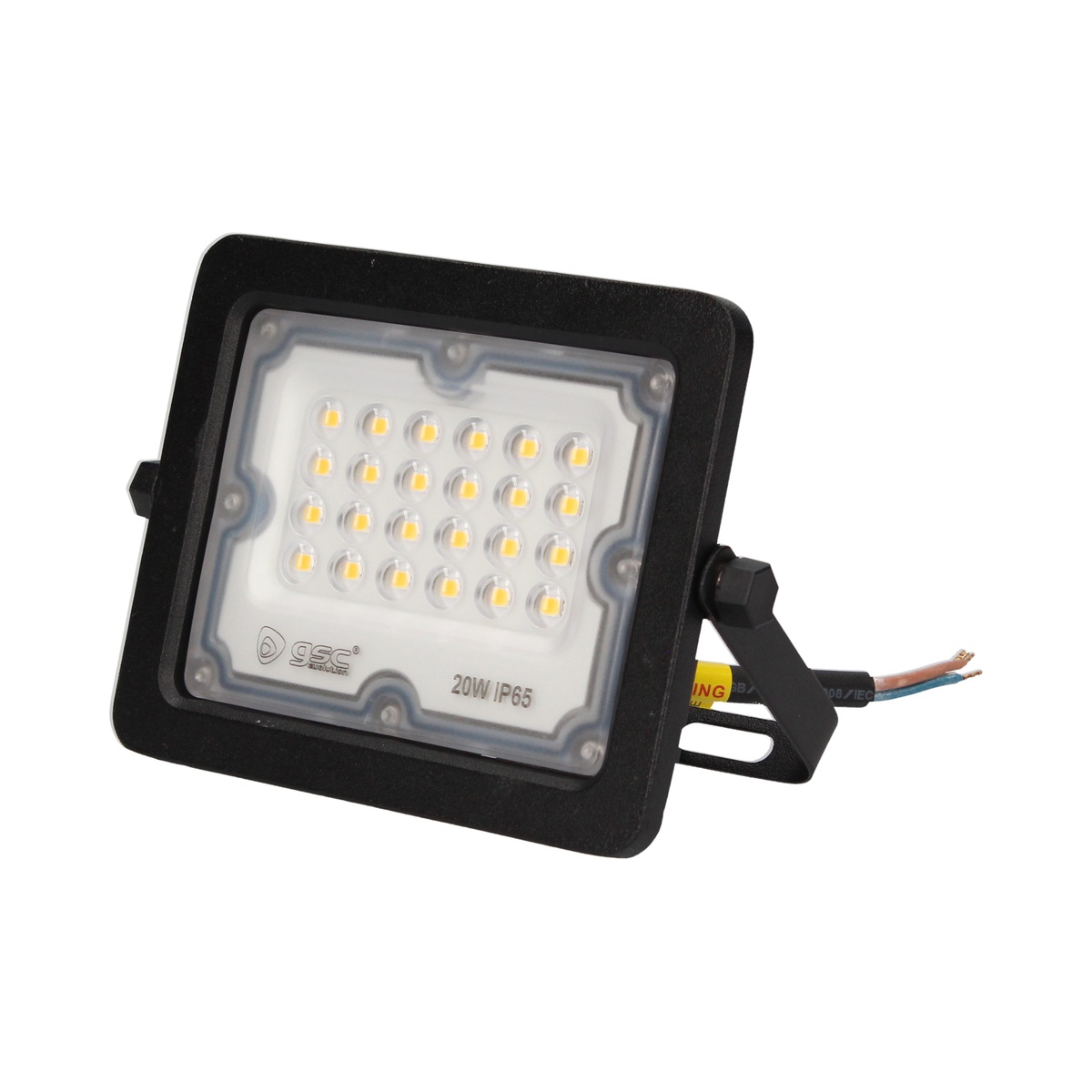 Proyector aluminio LED 20W 6500K IP65 Negro