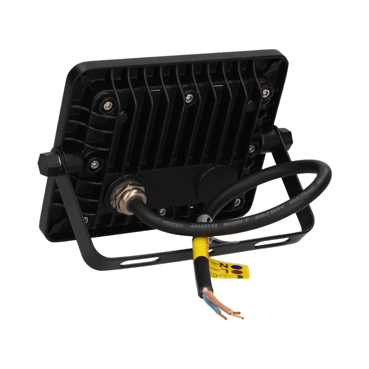 Proyector aluminio LED 20W 6500K IP65 Negro
