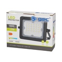 Proyector aluminio LED 20W 6500K IP65 Negro