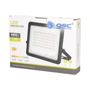 Proyector aluminio LED 50W 3000K IP65 Negro