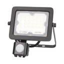 Proyector aluminio LED con sensor 20W 4000K IP65 Negro