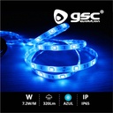 Rollo 5M LED SMD5050 (7.2W) Azul IP65 24V