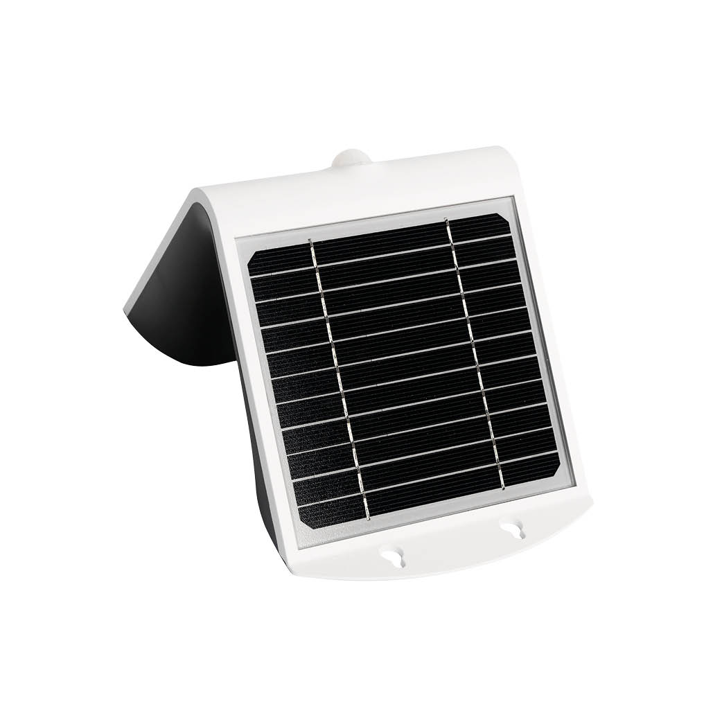 Aplique solar LED Lukulu con sensor de movimiento y crepuscular 4W 6000K Blanco