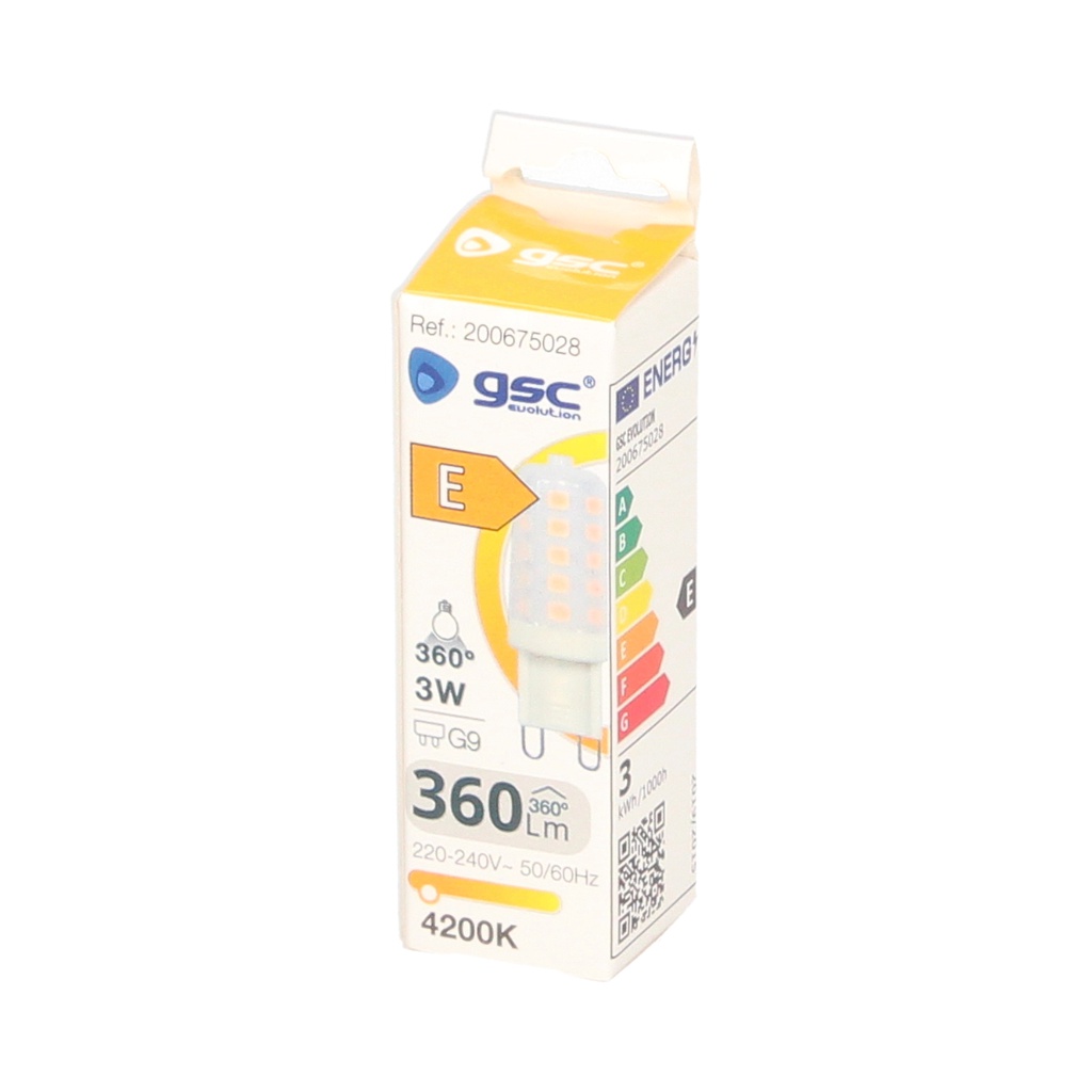 Lámpara LED SMD 3W G9 4200K