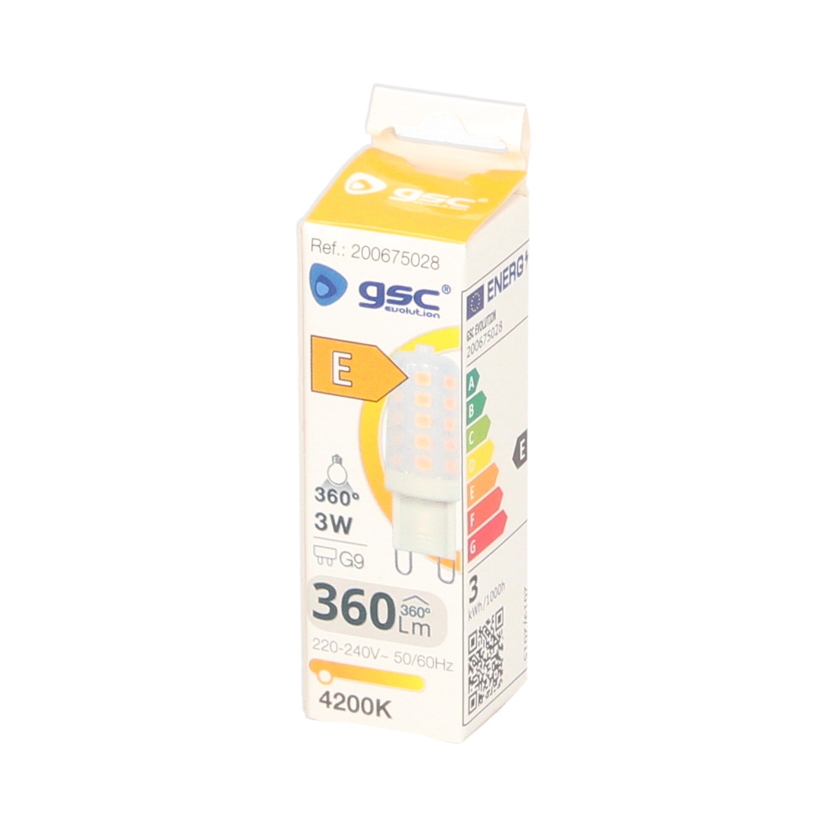 Lámpara LED SMD 3W G9 4200K
