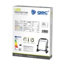 Proyector aluminio LED con soporte móvil 50W 6500K IP65 Gris