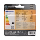 Pack 2 bombillas esféricas LED 6W E27 3000K - 10u caja exp