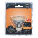 Lámpara LED dicroica cristal 5W GU10 3000K - 12u caja exp