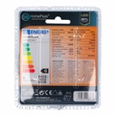 Lámpara LED dicroica cristal 5W MR16 3000K - 12u caja exp