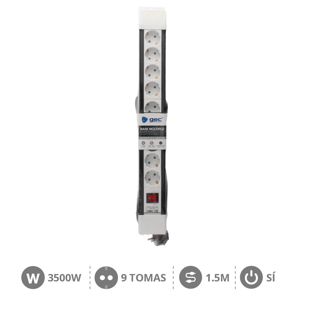 Base multiple 9T + Int. (3x1.5mm) 1,5M