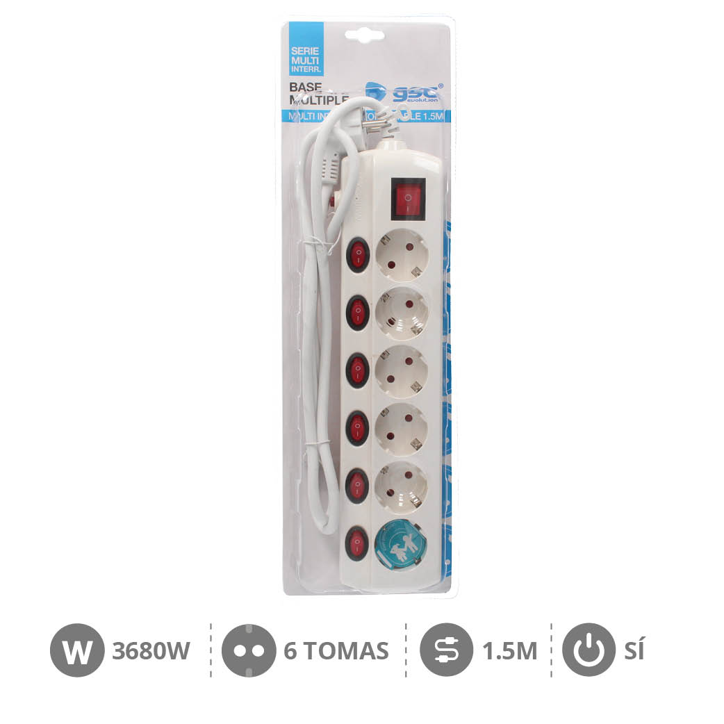 Base multiple 6T + Multi-Int. (3x1.5mm) 1,5M
