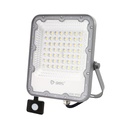 Proyector aluminio LED con sensor 30W 6500K IP65 Gris