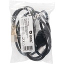 Kit cable alimentación LED, conector y tapa para tubos flexibles LED . 204610001 - 02 - 03 - 04
