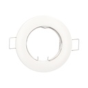 Aro fijo redondo empotrable Chandur Blanco