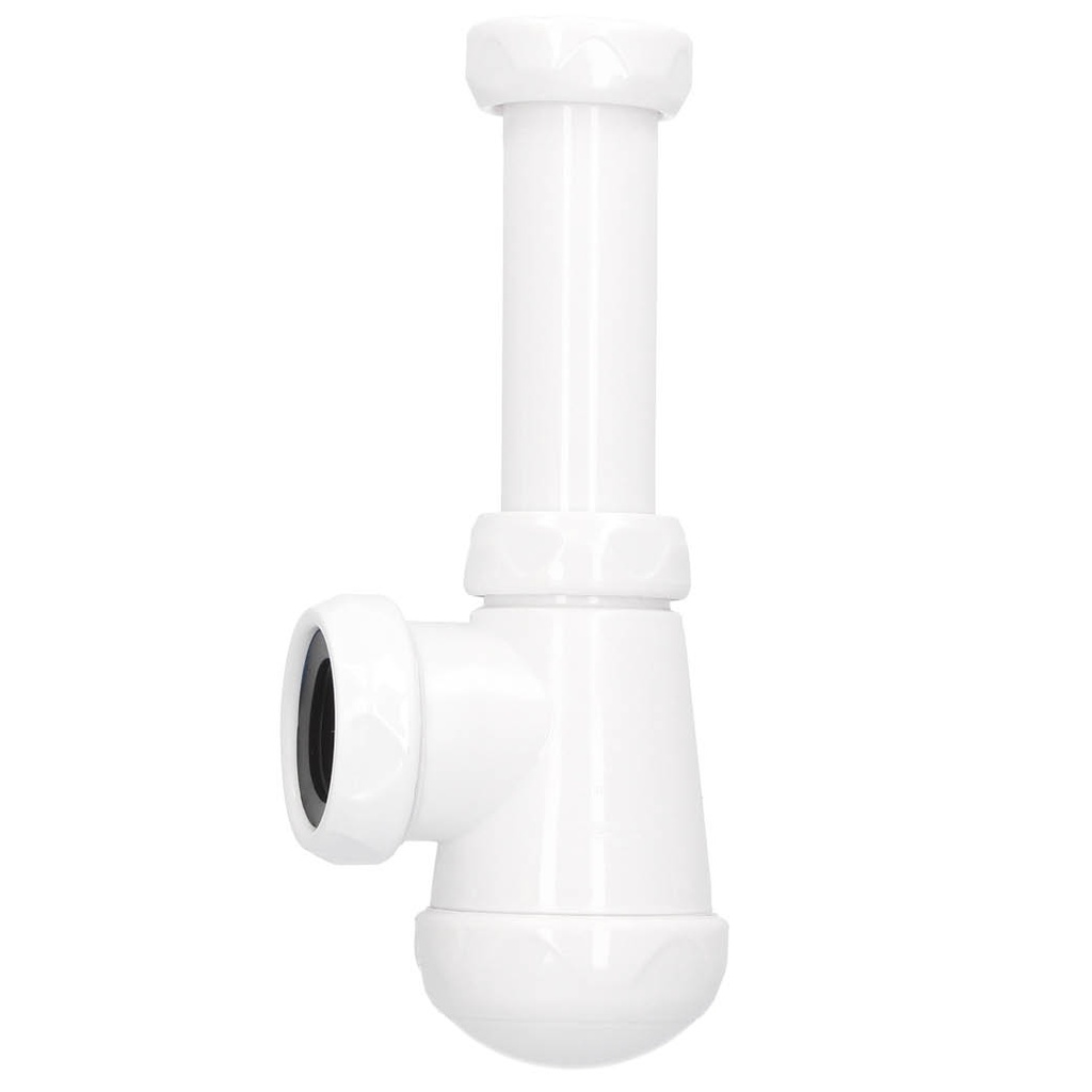 Sifón botella corto extensible salida Ø40mm reductora Ø32mm racor 1" 1/4