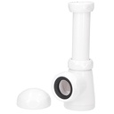 Sifón botella corto extensible salida Ø40mm reductora Ø32mm racor 1" 1/4