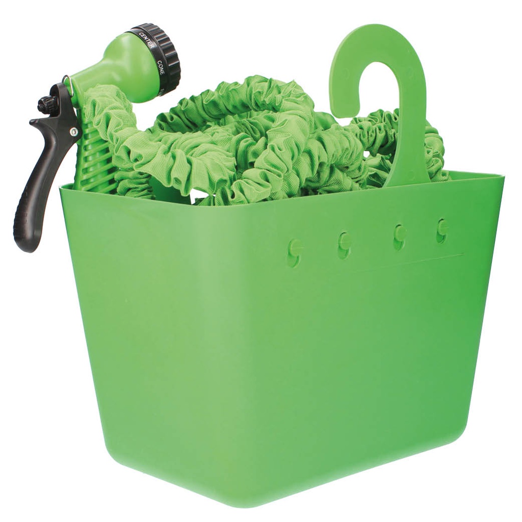 Kit manguera flexible tipo serpiente 10M - 30M + cesta con gancho