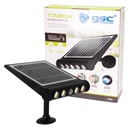 Aplique solar LED Tombua con sensor movimiento y crepuscular 8W 4000K Negro