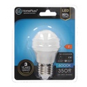 Bombilla LED esférica 4W E27 6000K - 12u caja exp