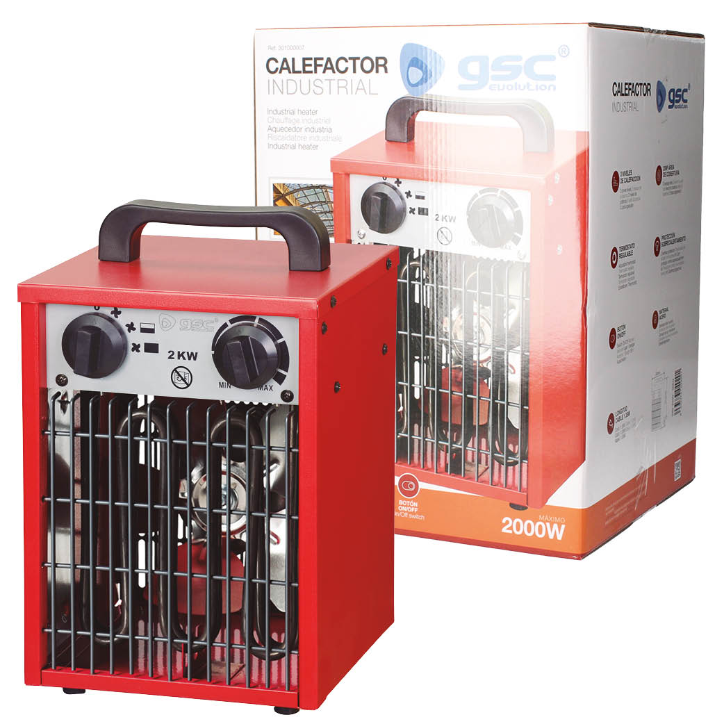 Calefactor industrial Max. 2000W