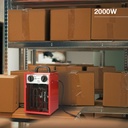 Calefactor industrial Max. 2000W